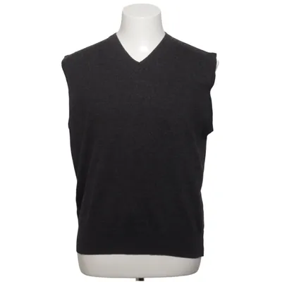 Pull sans manches (Gris) de Point of Italy Acrylique, Laine de mouton