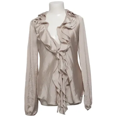 Bluse (Beige) fra Branting Polyester