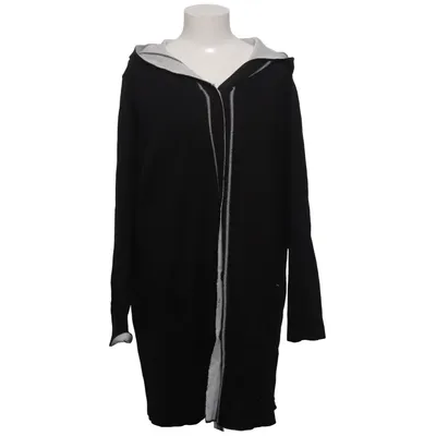 Cardigan (Black, Gray) from Création L Acrylic, Cotton