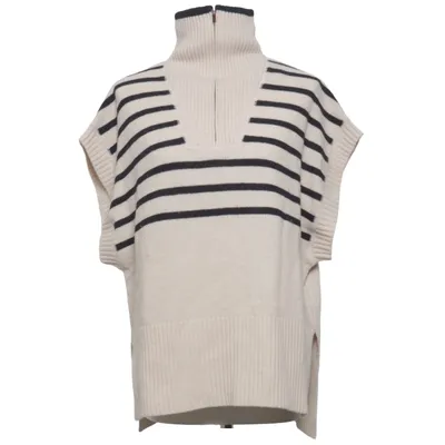 Spencer (Beige, Zwart) van Lene Sand Polyamide, Wol