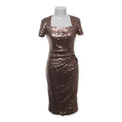 Cocktailklänning (Brun) från Four Flavor Polyester