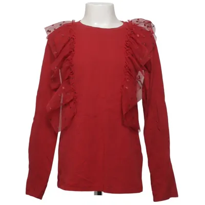 Blouse (Rouge) de H&M Coton, Polyester