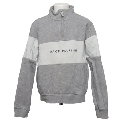 Sweatshirt (Gris, Blanc) de Race Marine Coton, Polyester, Viscose
