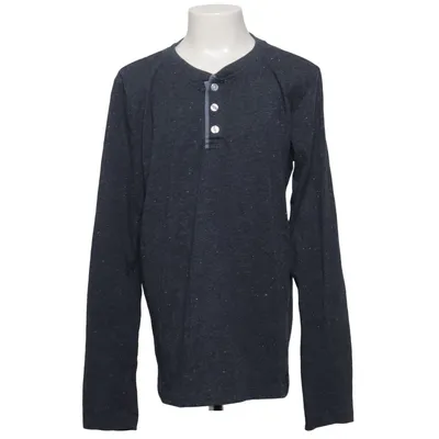 Henley shirt (Blauw) van Me & You Katoen, Polyester