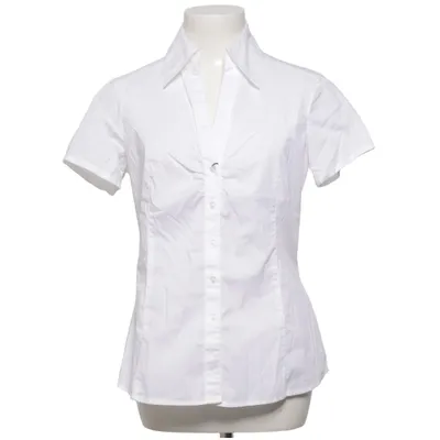 Korte mouwen shirt (Wit) van ESPRIT Collection Katoen, Elastaan, Polyamide