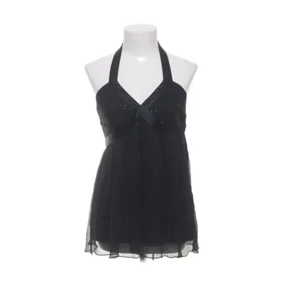 Halternecktopp (Svart) från Express Elastan, Polyester, Silke