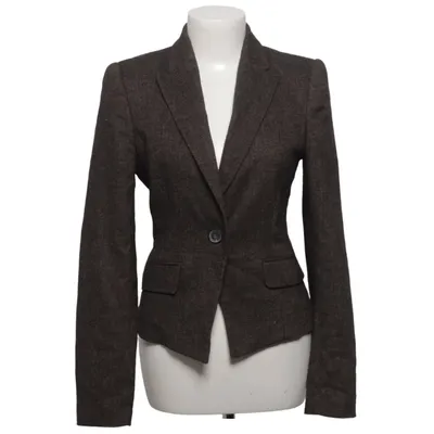 Blazer (Bruin) van Mango Collection Acetaat, Elastaan, Polyamide, Polyester, Wol