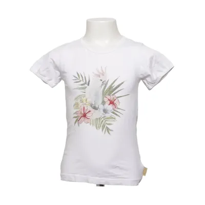 T-shirt (Blanc, Multicolore) de Hust and Claire Coton, Élasthane