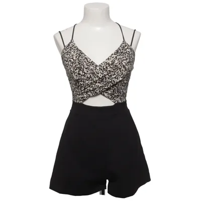 Jumpsuit (Black, Beige) from Pronto Moda Elastane, Polyester