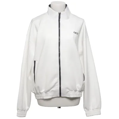 Träningsjacka (Vit, Svart) från Oace Elastan, Polyester