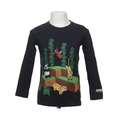 Long sleeve T-shirt (Black) from Minecraft Cotton