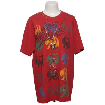 T-shirt (Röd, Flerfärgad) från Christian Audigier Bomull