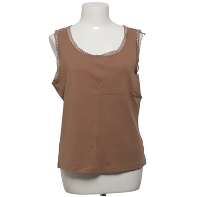 Tank­top (Braun) von JM Collection Baumwolle