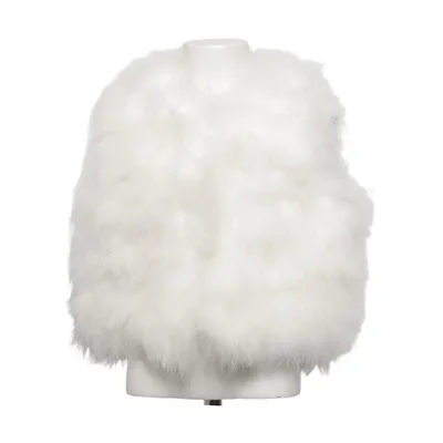 Gilet d'extérieur (Blanc) de River Woods Fourrure, Polyester