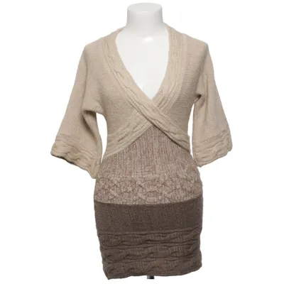Dress (Beige, Brown) from Jane Norman Acrylic, Elastane, Polyamide, Polyester