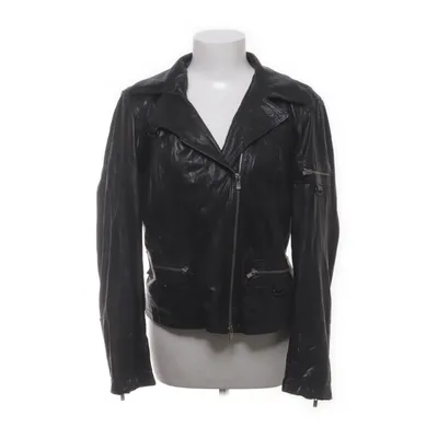Veste de motard (Noir) de Made in italy Coton