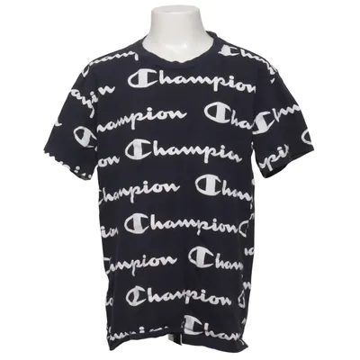 T-shirt (Zwart, Wit) van Champion Katoen