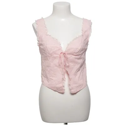 Crop top (Roze) van Princess Polly Katoen, Viscose