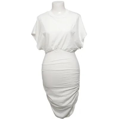 Dress (White) from Missguided Cotton, Elastane, Polyester