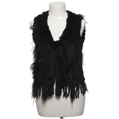 Bont gilet (Zwart) van Estelle