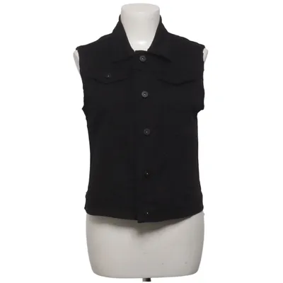 Gilet en jean (Noir) de Lip Service Coton, Élasthane