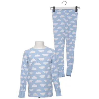Pyjama (Blauw, Wit) van Me&i Elastaan, Organisch katoen