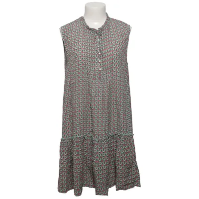 Jurk (Groen, Rood, Wit) van Sacks Zijde, Viscose