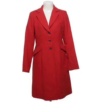 Manteau (Rouge) de Sinéquanone Acétate, Polyamide, Laine