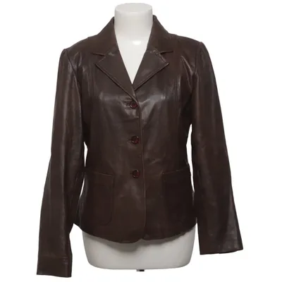 Leather blazer (Brown) from Rockandblue Leather, Polyester