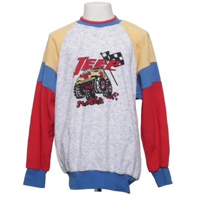 Sweatshirt (Grijs, Rood, Blauw) van NIX Katoen, Polyester, Viscose