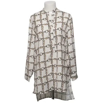 Blouse (Wit, Bruin, Zwart) van Ymhy Katoen, Polyester