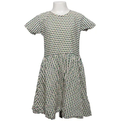 Dress (White, Multicolored) from Cactico Cotton