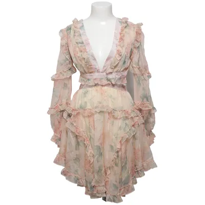 Dress (Pink, Green, Beige) Cotton, Polyester