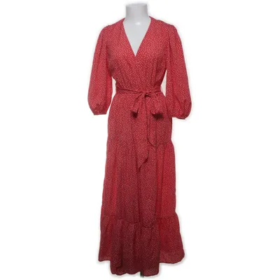 Wrap dress (Red, White) from Glamorous Polyester