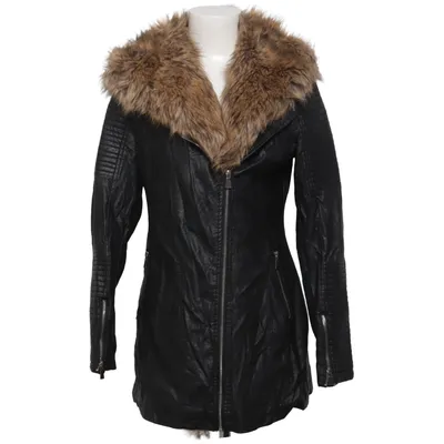 Winter jacket (Black) from Voyelles Polyester, Polyurethane