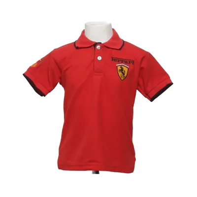 Polo (Rouge) de Ferrari Coton