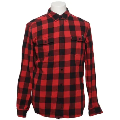 Flanellskjorta (Röd, Svart) från DePalma Workwear Bomull