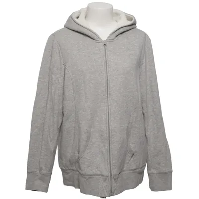 Sweat à capuche (Gris, Blanc) de Basic Editions Coton, Polyester