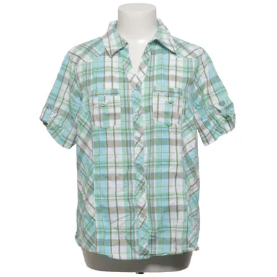 Short sleeve shirt (Blue, Green, White) from Michele Boyard Cotton
