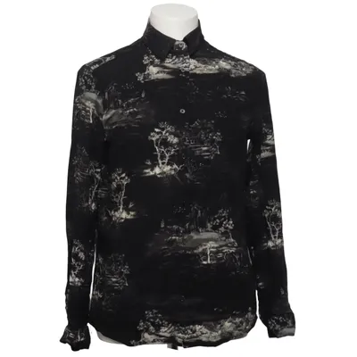 Shirt (Zwart, Meerkleurig) van H&M Man Viscose