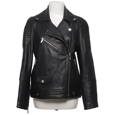 Bikerjack (Zwart) van Karl Lagerfeld Leer