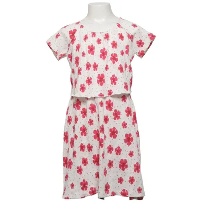 Dress (White, Pink) from Outfitters Cotton, Elastane, Polyester