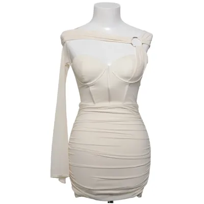 Halternek jurk (Beige) van Oh Polly