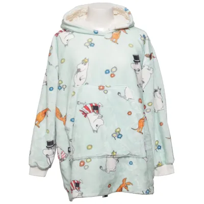 Hoodie (Multicolored, Turquoise) from Moomin Characters Recycled polyester