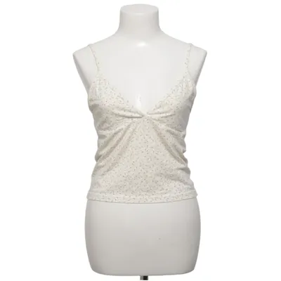 Tanktop (Wit, Meerkleurig) van Brandy Melville Katoen, Elastaan
