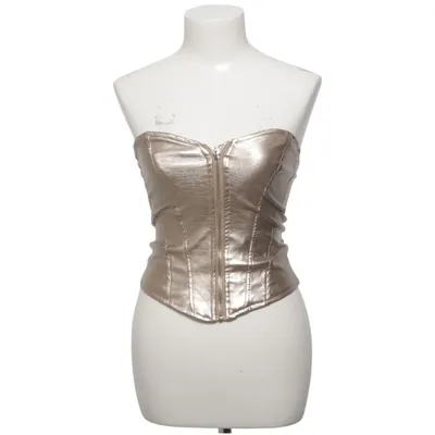 Corset (Gold) from Amisu Polyester, Polyurethane