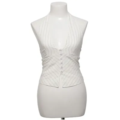 Haut dos-nu (Blanc, Noir) de White Fox Lin