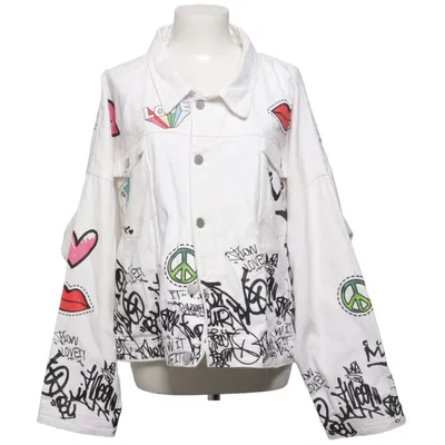 Veste en jean (Blanc, Noir, Multicolore) de Tredy Coton