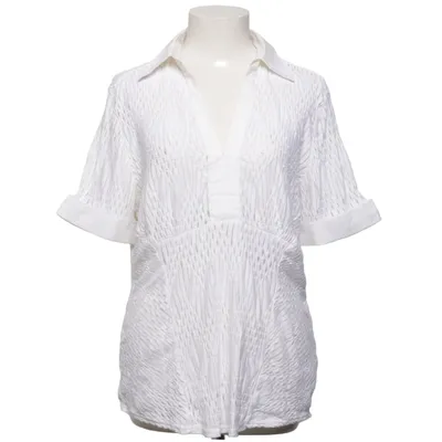 Polo (Blanc) de Marks & Spencer Coton, Élasthane, Polyamide, Polyester