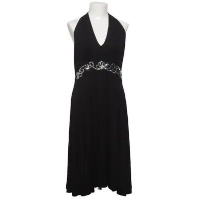 Halterneck-kjole (Sort) fra BPC Bonprix Collection Elastan, Viscose
